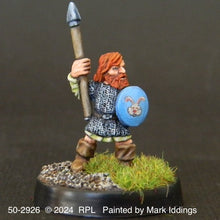 Load image into Gallery viewer, 50-2926:  Armored Gnome with Spear Upright and Shield
