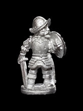 Load image into Gallery viewer, 50-2981:  Gnome Warlord, Fully Armored, with Sword and Shield
