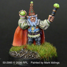 Load image into Gallery viewer, 50-2995: Gnome Illusionist, Wand and Orb Raised
