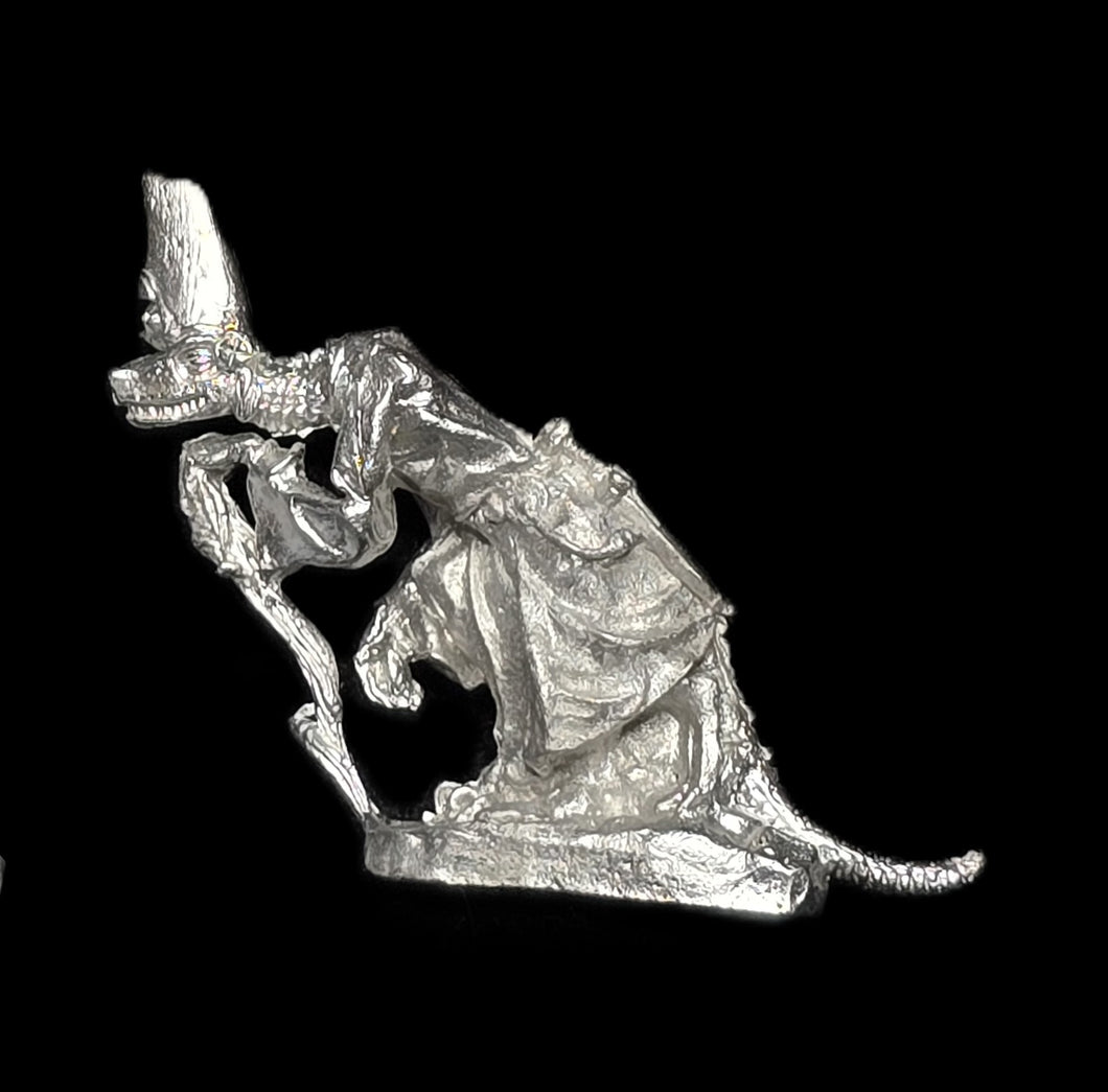 50-6591:  Reptiliad Mage with Staff, Advancing