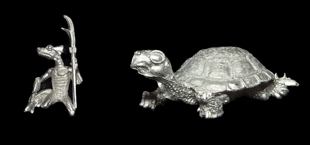 50-6672 48-0678:  Gilla Worm War Turtle Cavalry [rider and mount]