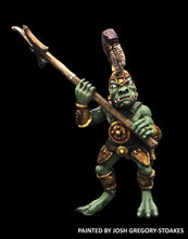 Load image into Gallery viewer, 50-6837:  Tenoch Palace Guard Advancing with Two Handed Weapon
