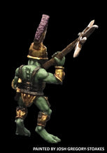 Load image into Gallery viewer, 50-6837:  Tenoch Palace Guard Advancing with Two Handed Weapon
