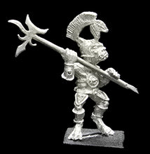 Load image into Gallery viewer, 50-6837:  Tenoch Palace Guard Advancing with Two Handed Weapon
