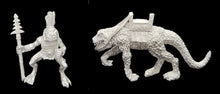 Load image into Gallery viewer, 50-6875/48-0687:  Tenoch Lizard Cavalry with Spear [Rider and Mount]
