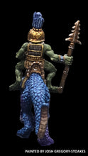 Load image into Gallery viewer, 50-6875/48-0687:  Tenoch Lizard Cavalry with Spear [Rider and Mount]
