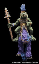 Load image into Gallery viewer, 50-6875/48-0687:  Tenoch Lizard Cavalry with Spear [Rider and Mount]
