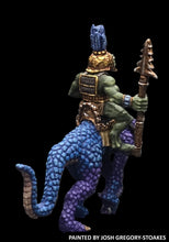 Load image into Gallery viewer, 50-6875/48-0687:  Tenoch Lizard Cavalry with Spear [Rider and Mount]
