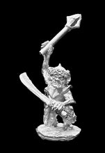 Load image into Gallery viewer, 51-0037:  Goblin Warrior Attacking, Plate Armor &amp; Fur Hat
