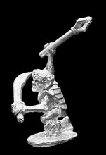 Load image into Gallery viewer, 51-0037:  Goblin Warrior Attacking, Plate Armor &amp; Fur Hat
