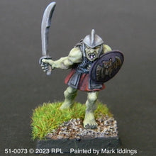 Load image into Gallery viewer, 51-0073:  Goblin Hero with Sword and Shield
