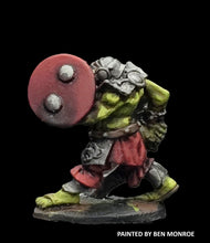 Load image into Gallery viewer, 51-0086:  Goblin Hero with Sword and Round Shield
