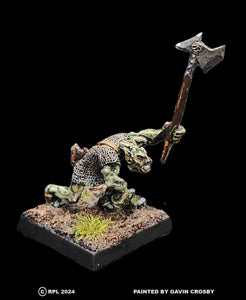 51-0116:  Orc Warrior with Spear Raised, and Sword