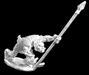 51-0116:  Orc Warrior with Spear Raised, and Sword