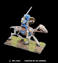 Load image into Gallery viewer, 51-0446/48-0731:  Skeleton Horseman with Sword, Hooded [rider and mount]
