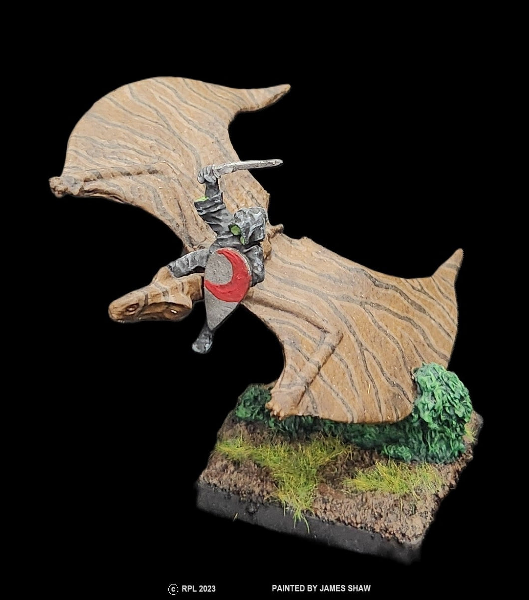 51-0453/48-0827:  Wraith Rider with Sword on Winged Lizard [rider and mount]