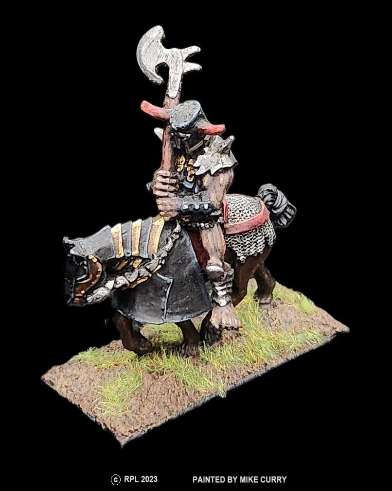 51-0627/48-0356:  Chaos Knight Horseman, with Great Axe [rider and mount]