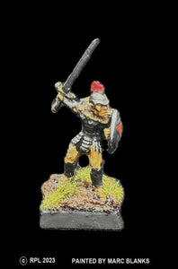 51-1201:  Hobgoblin with Sword and Shield, Advancing