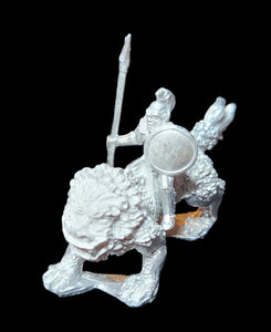 51-1262/48-0719:  Hobgoblin Spearman on Temple Dog [rider and mount]