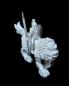 51-1262/48-0719:  Hobgoblin Spearman on Temple Dog [rider and mount]