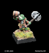Load image into Gallery viewer, 51-1403:  Goblin Raider with Axe and Mug
