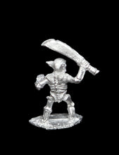 Load image into Gallery viewer, 51-1455:  Skeletal Goblin Raider with Sword Overhead

