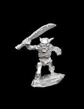 Load image into Gallery viewer, 51-1455:  Skeletal Goblin Raider with Sword Overhead

