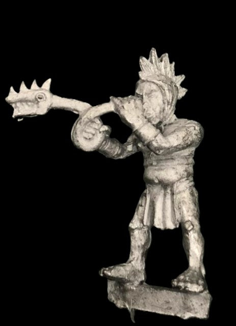 51-1753:  Half-Orc Tribesman with Horn