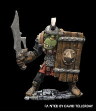 Load image into Gallery viewer, 51-2521:  Giant Chaos Orc with Sword and Shield
