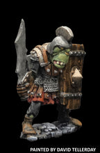 Load image into Gallery viewer, 51-2521:  Giant Chaos Orc with Sword and Shield
