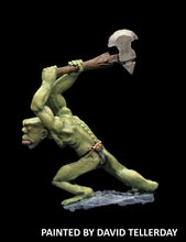 Load image into Gallery viewer, 51-2526:  Giant Chaos Orc with Two Handed Axe Overhead
