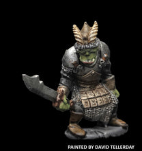 Load image into Gallery viewer, 51-2527:  Giant Chaos Orc with Sword, Heavily Armored
