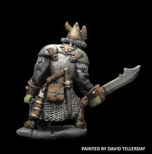 Load image into Gallery viewer, 51-2527:  Giant Chaos Orc with Sword, Heavily Armored
