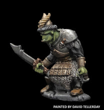Load image into Gallery viewer, 51-2527:  Giant Chaos Orc with Sword, Heavily Armored
