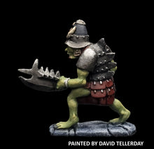 Load image into Gallery viewer, 51-2528:  Giant Chaos Orc with Polearm, Heavily Armored
