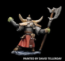 Load image into Gallery viewer, 51-2551:  Chaos Orc Champion with Halberd
