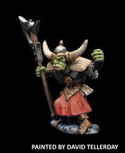 Load image into Gallery viewer, 51-2551:  Chaos Orc Champion with Halberd

