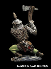 Load image into Gallery viewer, 51-2582:  Chaos Orc Hero with Axe, Attacking
