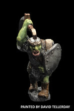 Load image into Gallery viewer, 51-2585:  Chaos Orc Hero with Scimitar Overhead
