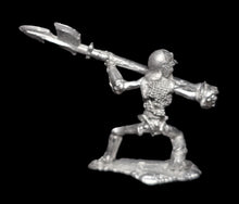 Load image into Gallery viewer, 51-3709:  Skeletal Halberdier, Attacking, with Helmet
