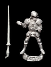 Load image into Gallery viewer, 51-3753:  Skeletal Cavalry Rider in Heavy Armor, Weapon Raised  [Rider Only]
