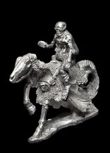 Load image into Gallery viewer, 51-3755 48-0725:  Skeletal Cavalry, No Helmet, Cloaked  [Rider &amp; Mount]
