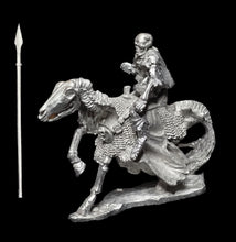 Load image into Gallery viewer, 51-3755 48-0725:  Skeletal Cavalry, No Helmet, Cloaked  [Rider &amp; Mount]
