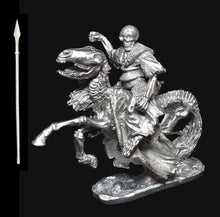 Load image into Gallery viewer, 51-3756 48-0726:  Skeletal Cavalry, No Helmet  [Rider &amp; Mount]
