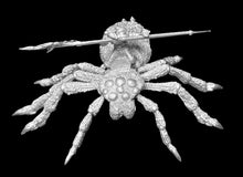 Load image into Gallery viewer, 51-4079:  Dark Elf Giant Spider Cavalry with Polearm [Rider &amp; Mount]
