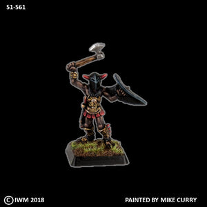 51-0561:  Chaos Berserker with Axe and Heater Shield