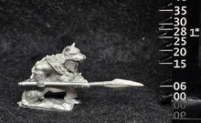 Load image into Gallery viewer, 51-5832:  Half-Orc Spearman, Attacking, Wearing Pelt
