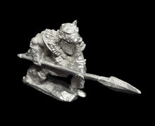 Load image into Gallery viewer, 51-5832:  Half-Orc Spearman, Attacking, Wearing Pelt
