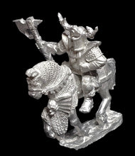 Load image into Gallery viewer, 51-5872 48-0393:  Half-Orc Cavalry Axeman  [Rider &amp; Mount]
