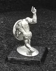 51-9034:  Unarmored Goblin Advancing, Weapon Raised
